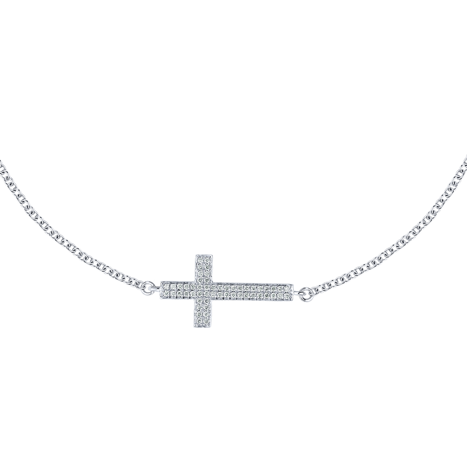 Diamond bracelet Cross