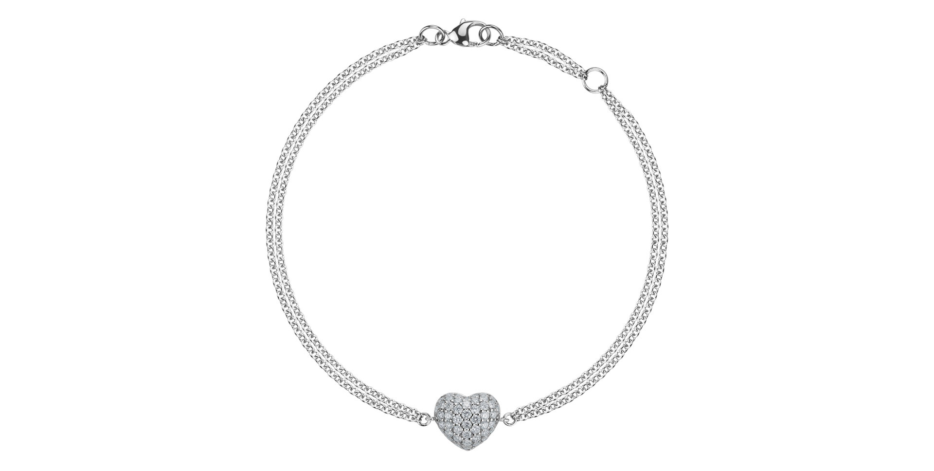 Bracelet with diamonds Love Princess