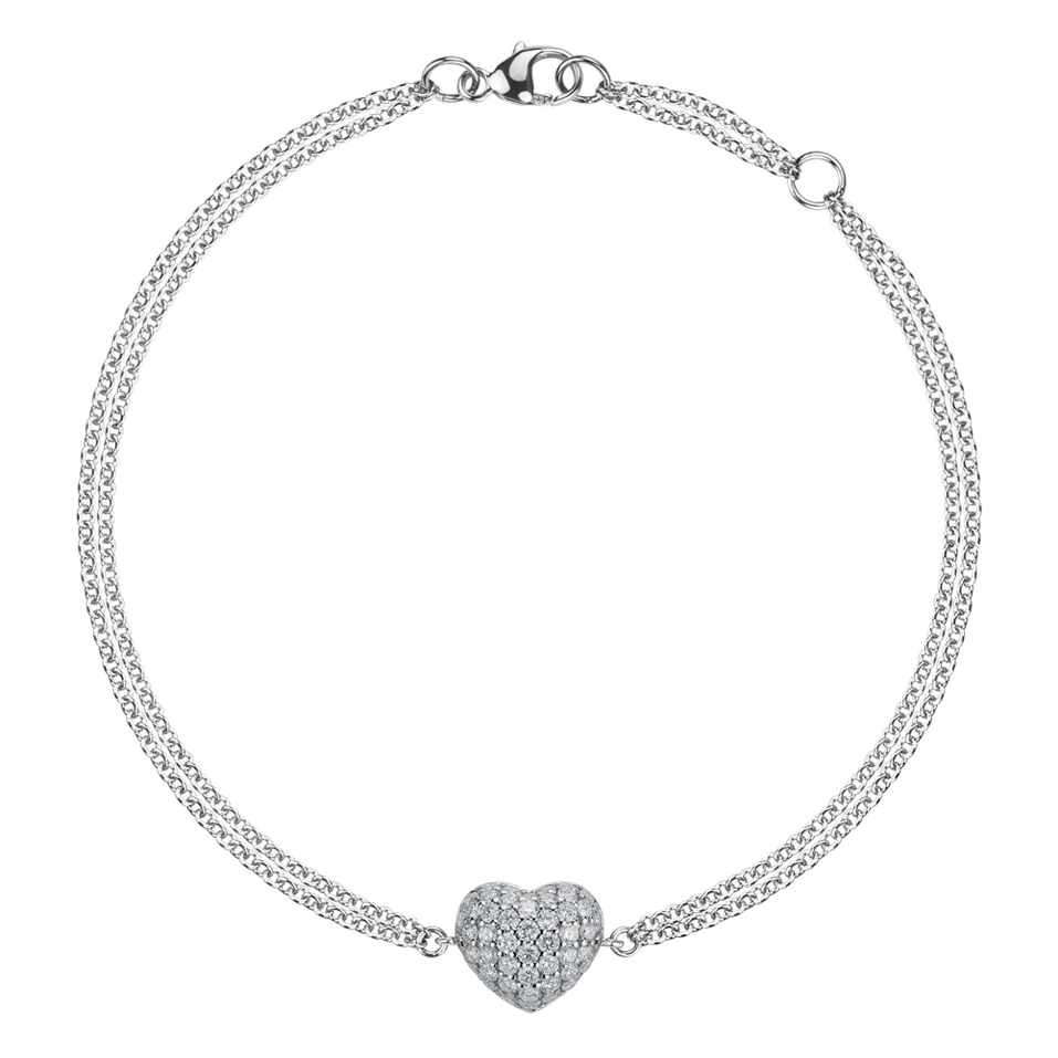 Bracelet with diamonds Love Princess