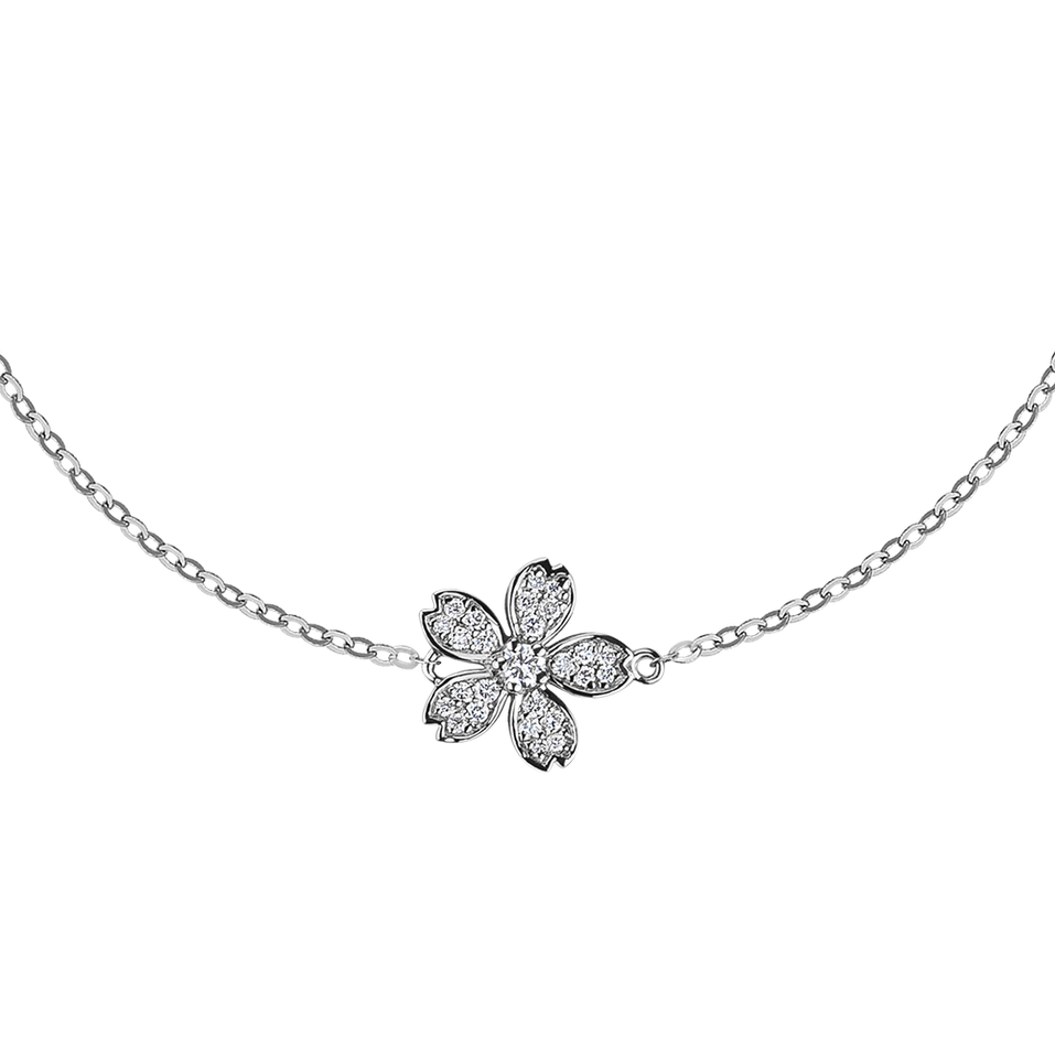 Diamond bracelet Flower