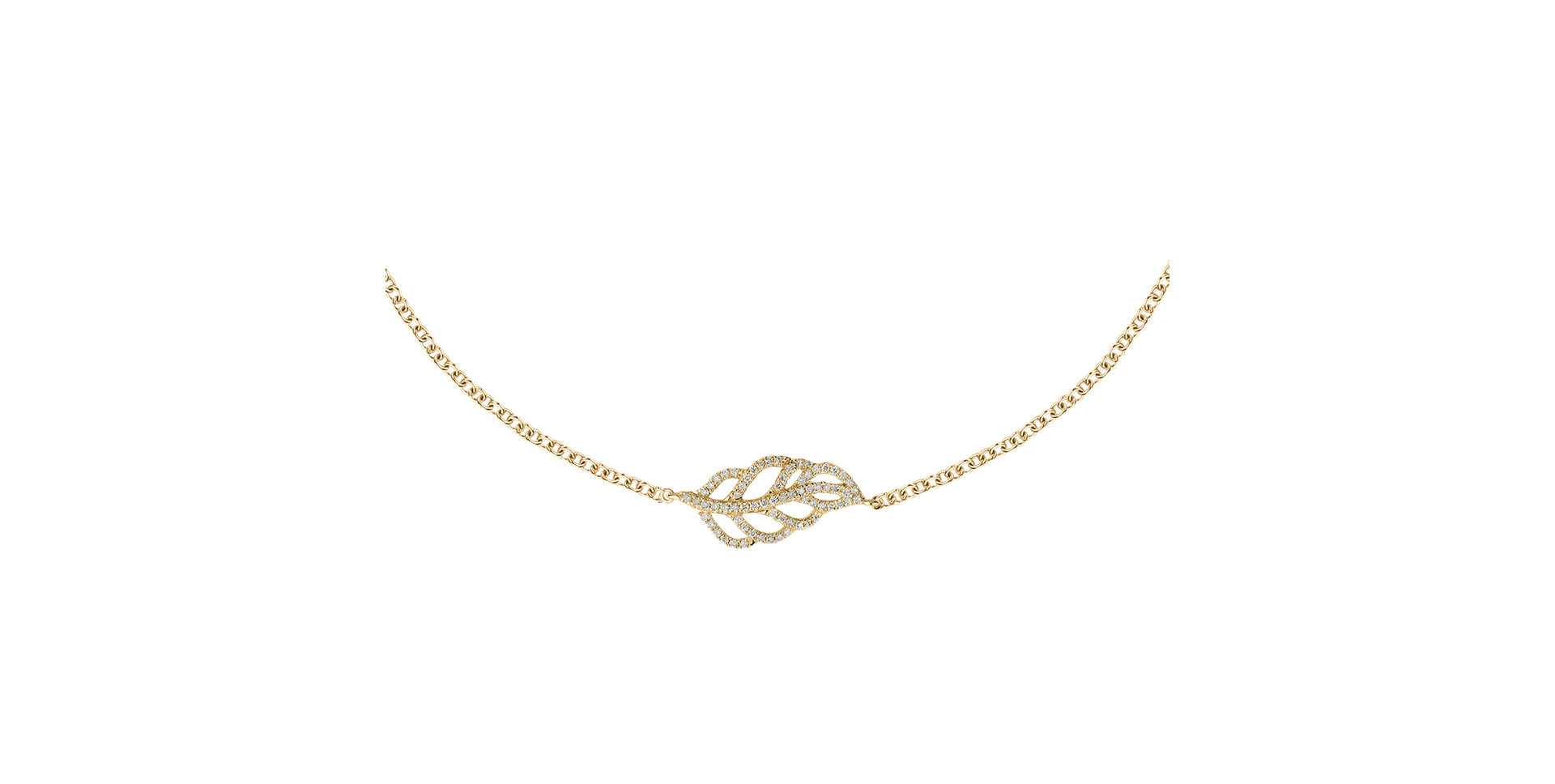 Diamond bracelet Diamond Leaf