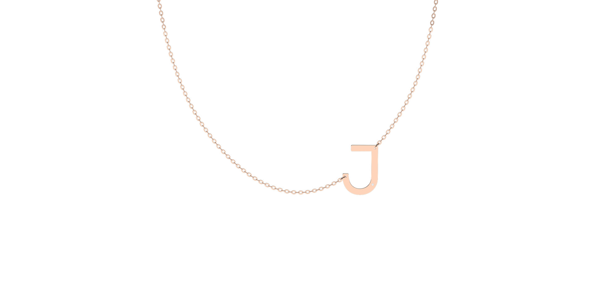 Diamond necklace Big Line J