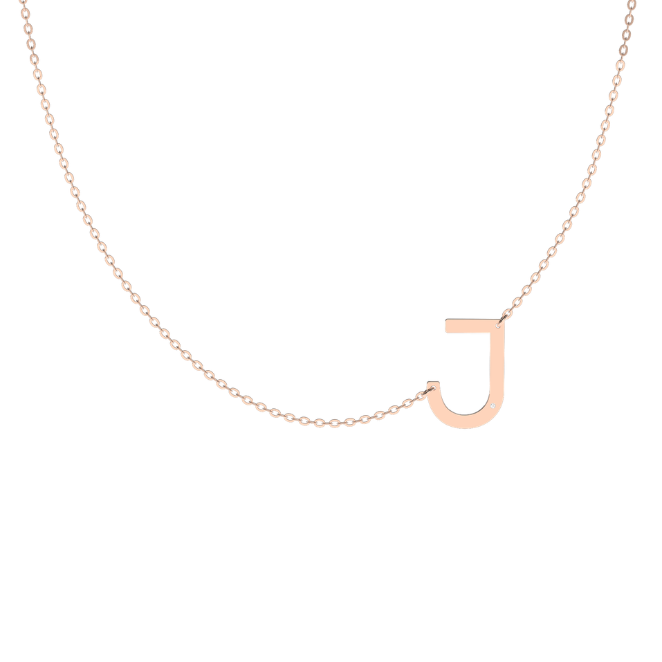 Diamond necklace Big Line J