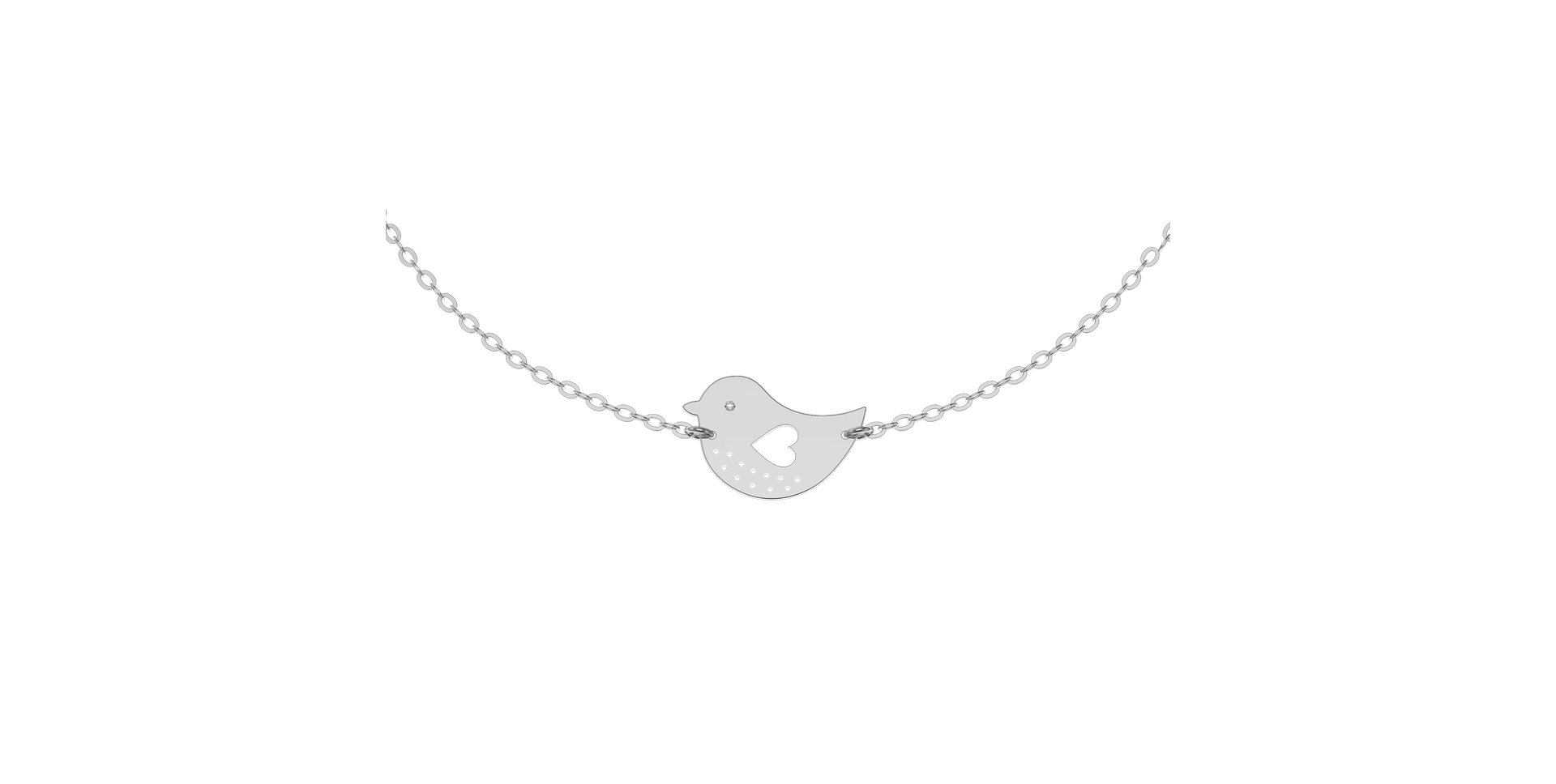 Diamond bracelet Bird