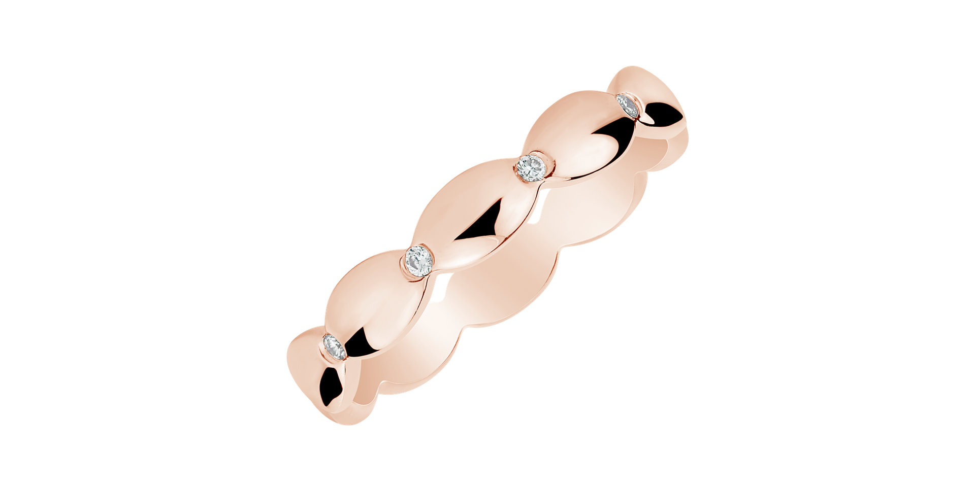 Diamond ring Princess Crown