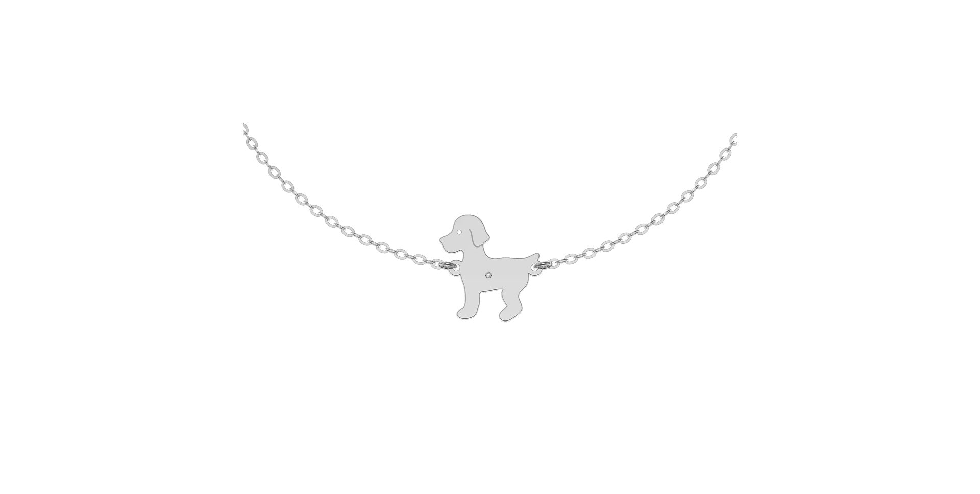 Diamond bracelet Puppy