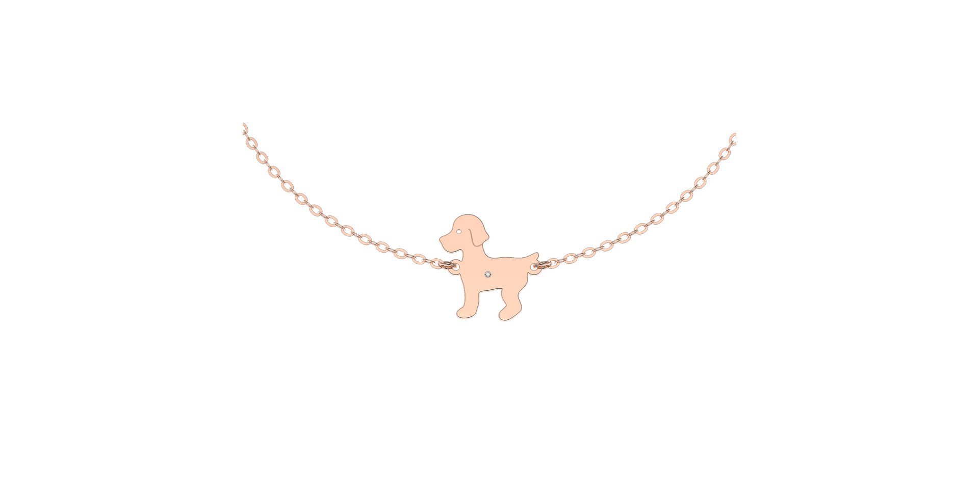 Diamond bracelet Puppy
