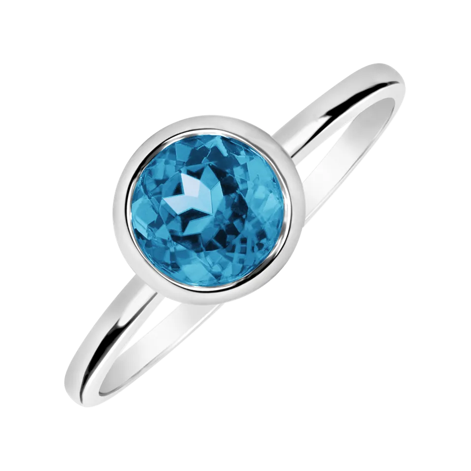 Ring with Topaz Swiss Bonbon