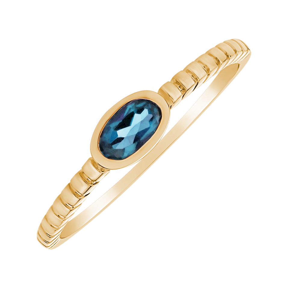 Ring with Topaz Bonbon
