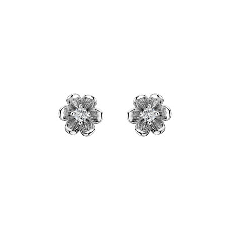 Diamond earrings Shiny Blossom