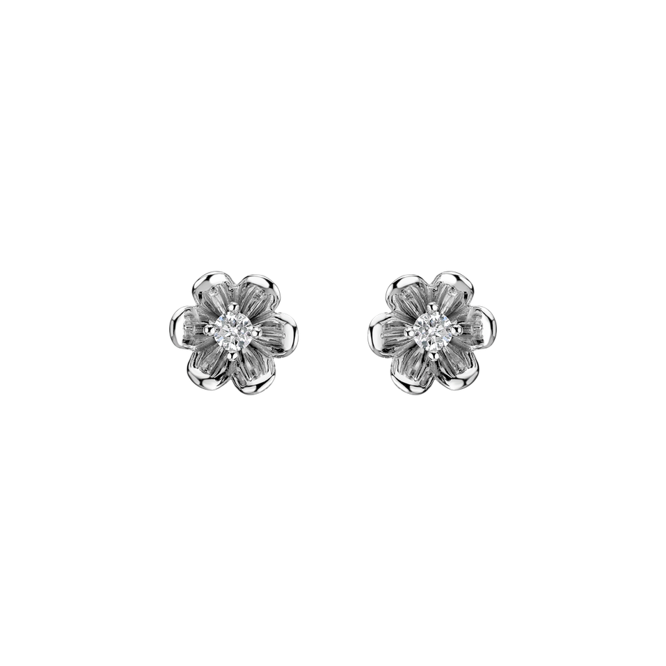 Diamond earrings Shiny Blossom