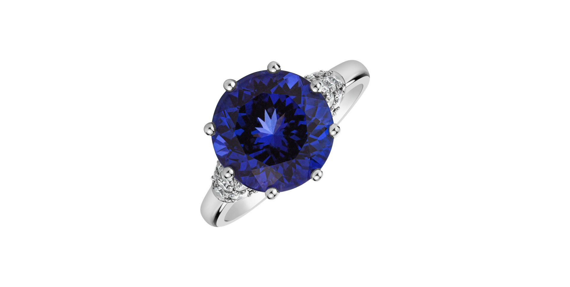 Diamond ring with Tanzanite Magic Gentility