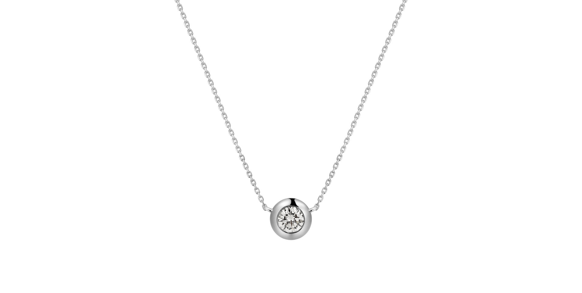 Diamond necklace Sparkling Drop