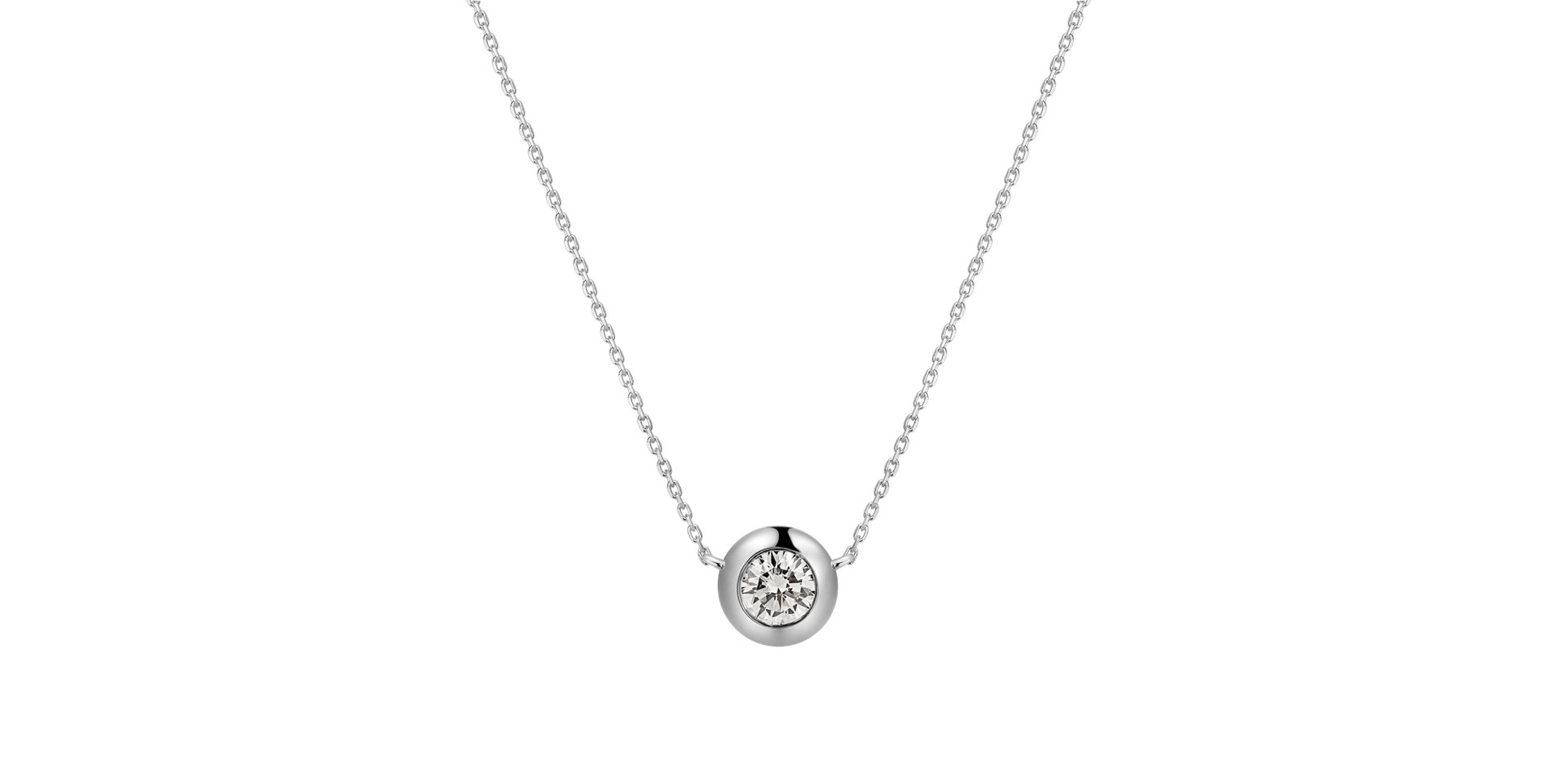 Diamond necklace Sparkling Drop