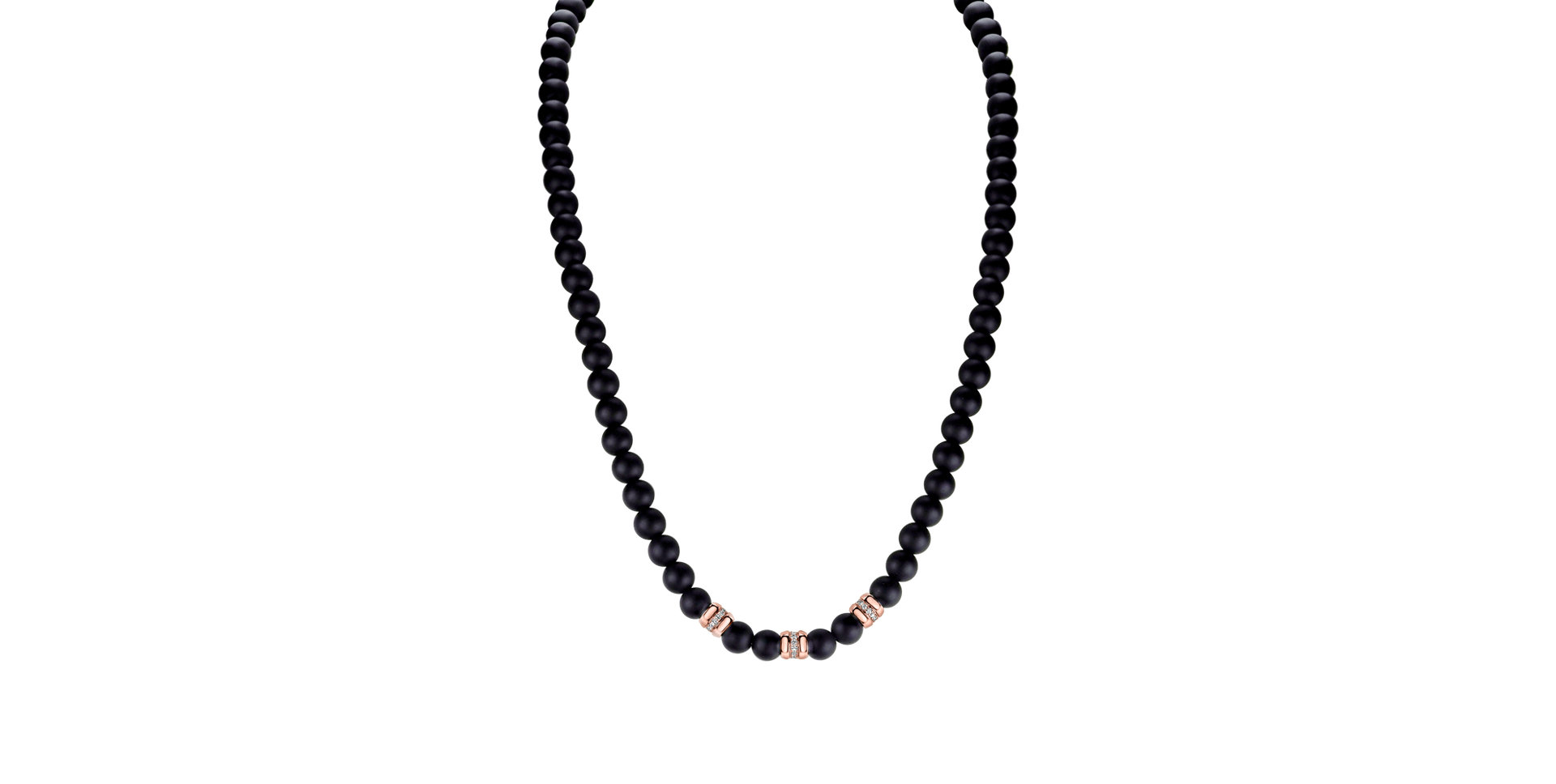 Diamond necklace with Agate Isolda