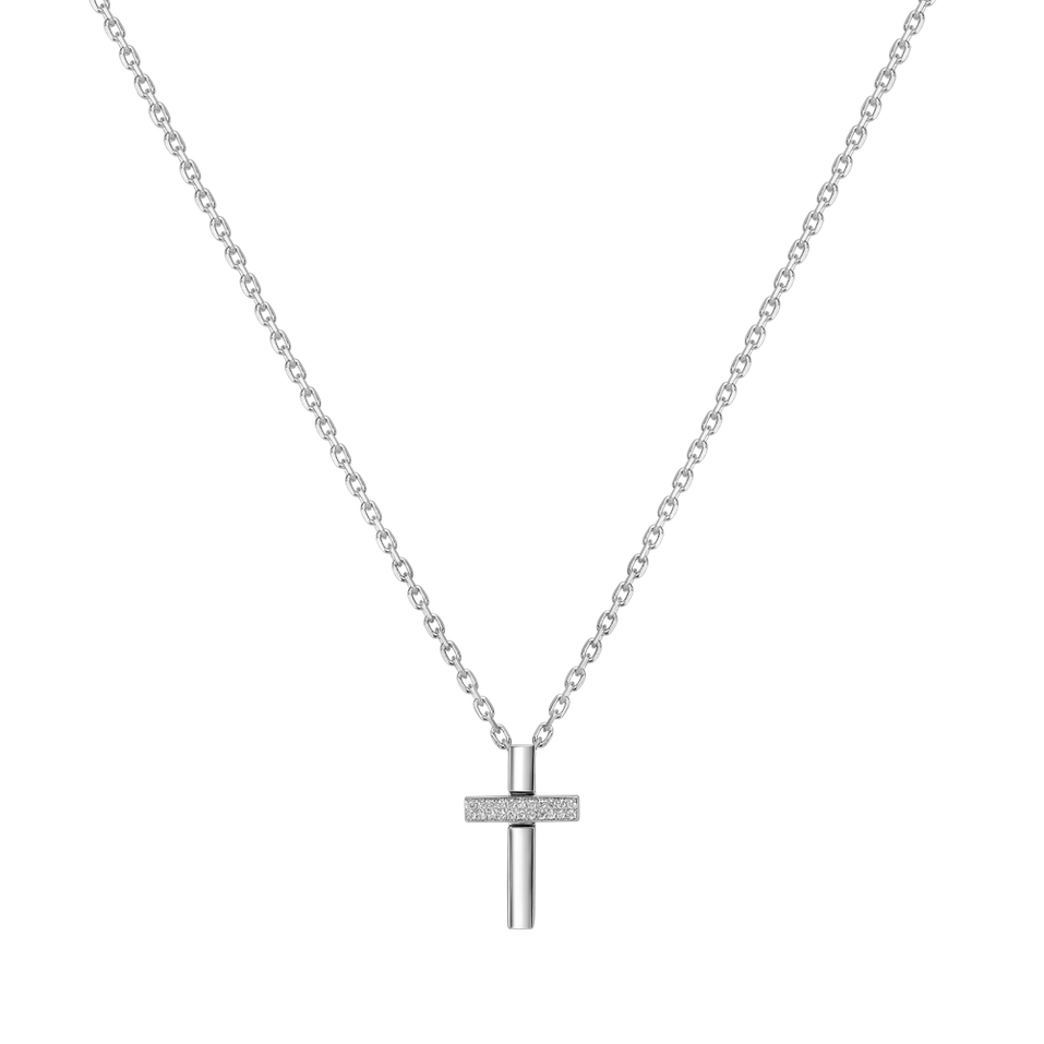 Diamond necklace Mystery Cross