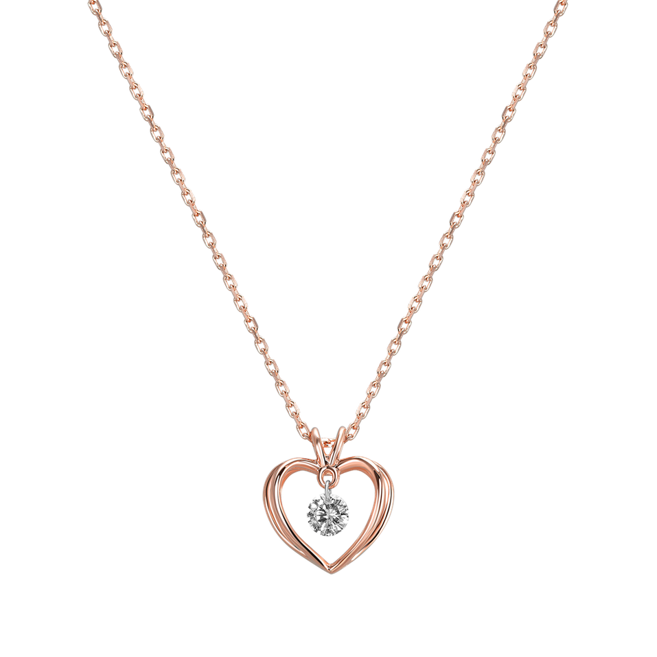 Diamond necklace Venus Heart