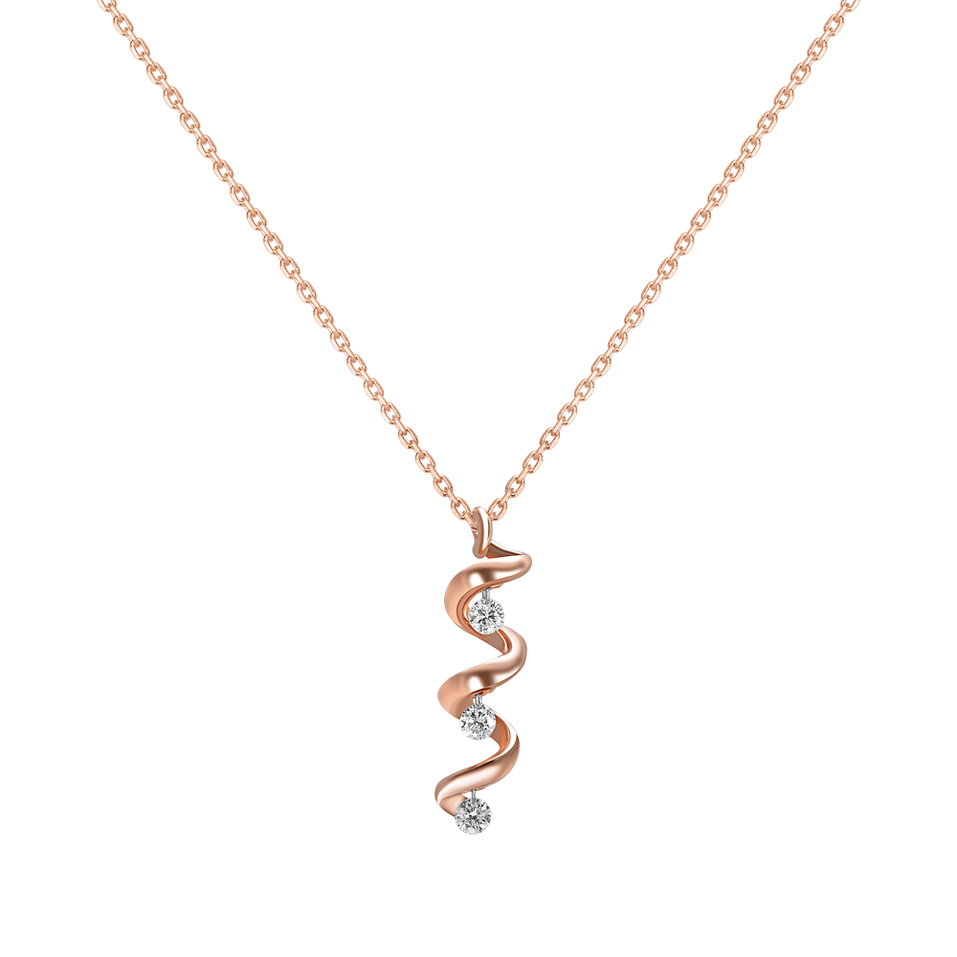 Diamond necklace Dazzling Helix
