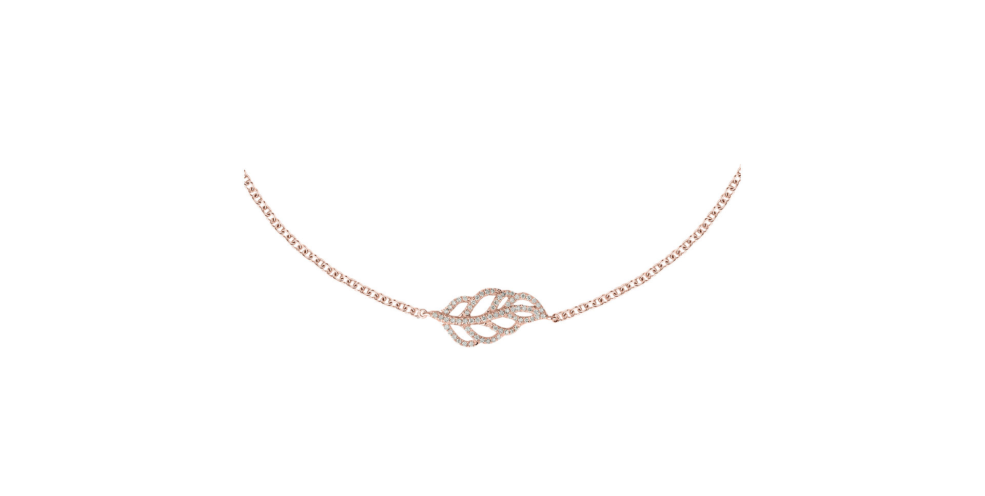 Diamond bracelet Diamond Leaf