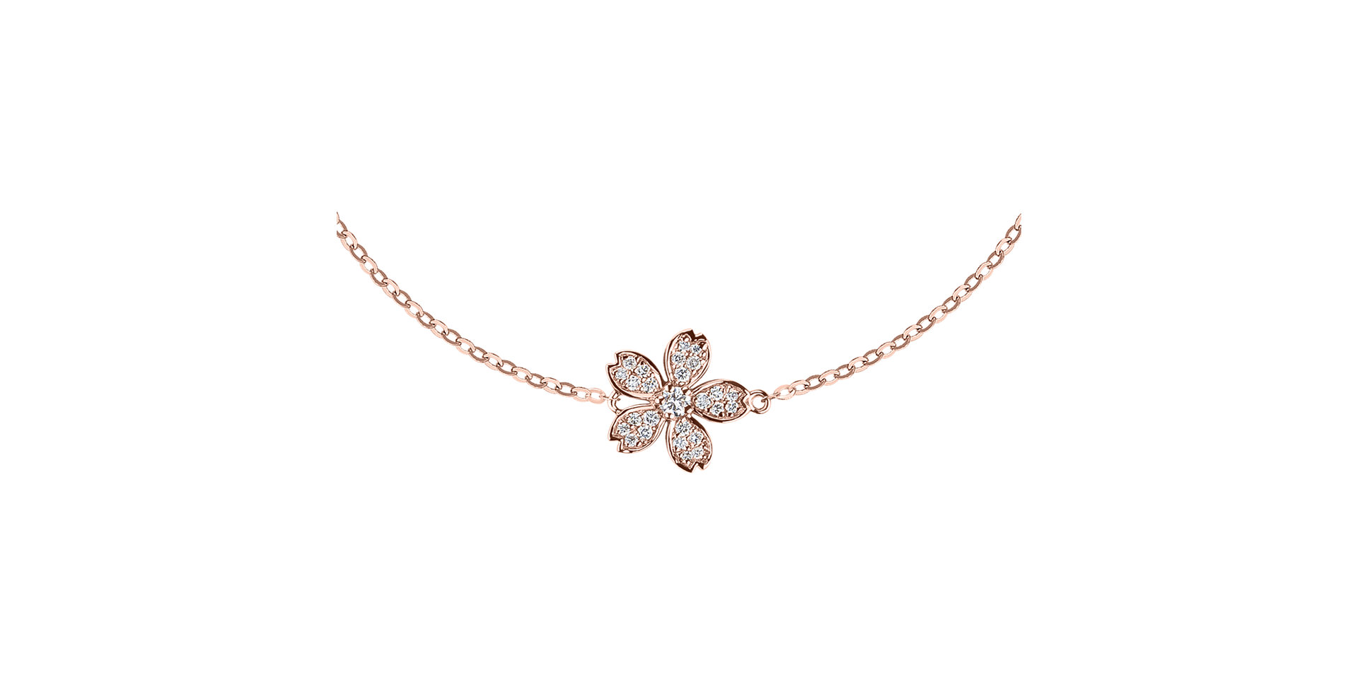 Diamond bracelet Flower