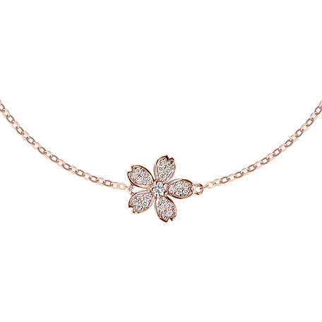 Diamond bracelet Flower