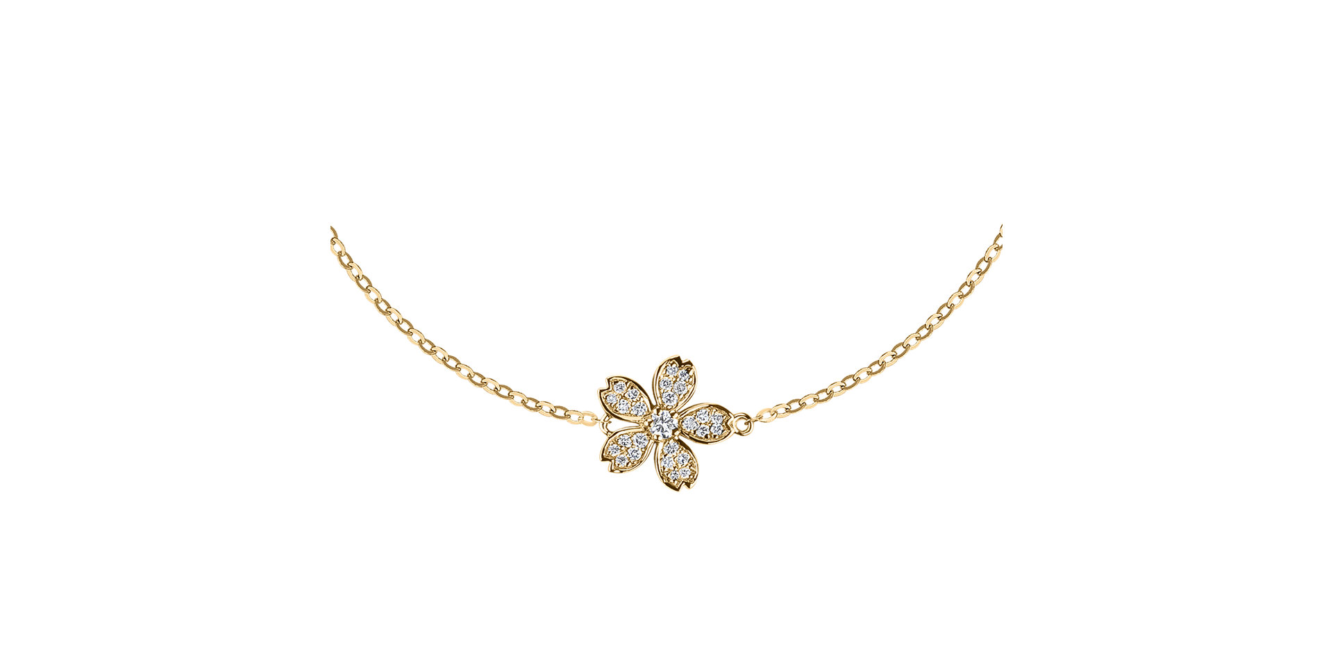 Diamond bracelet Flower
