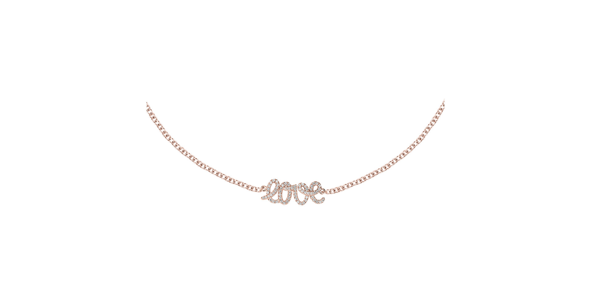 Diamond bracelet Glittering Love