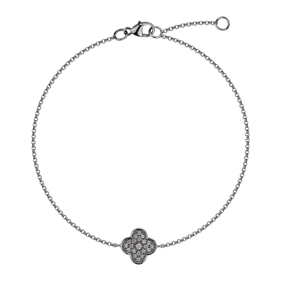 Diamond bracelet Shiny Clover