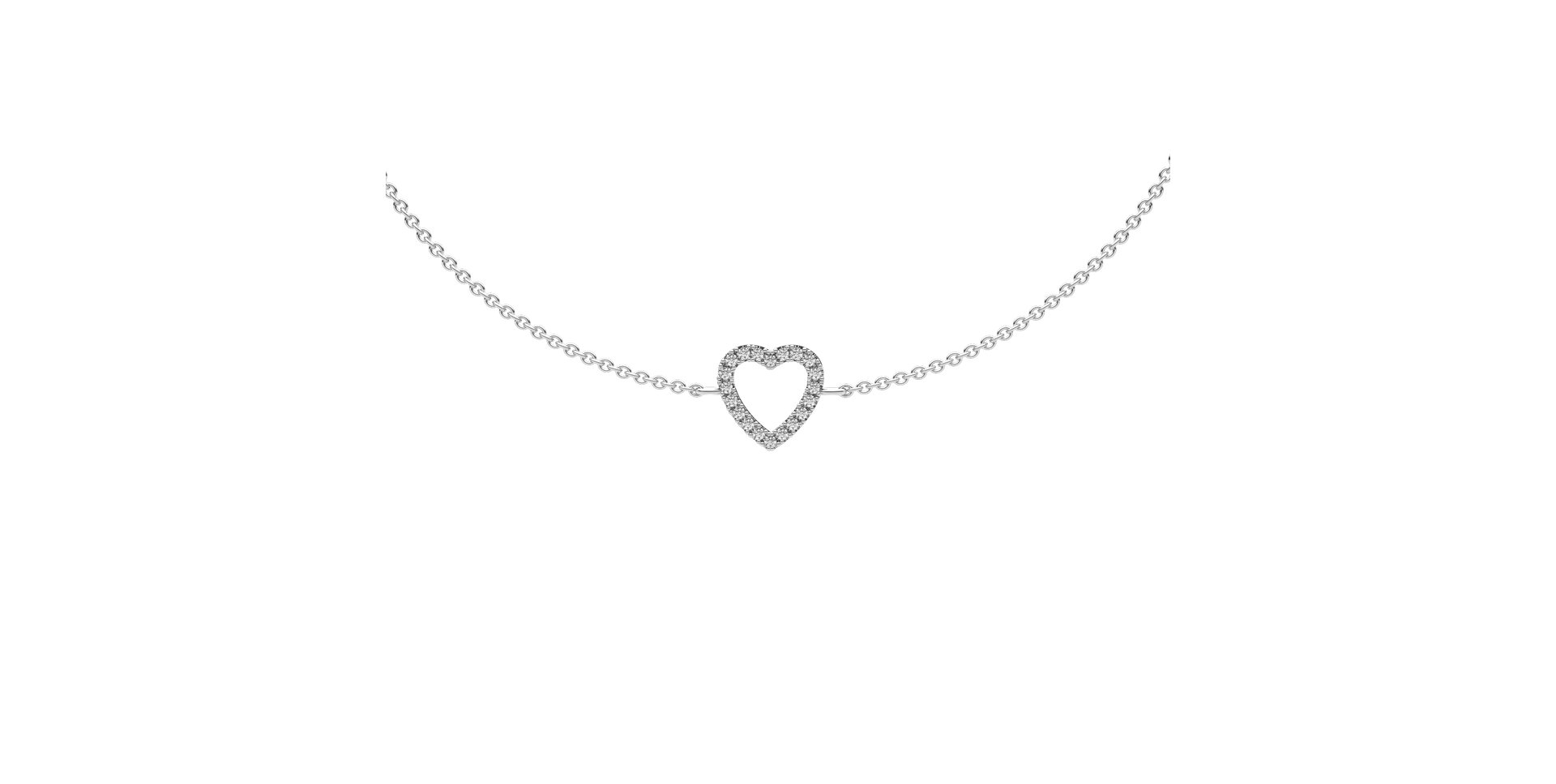 Diamond bracelet Tender Heart