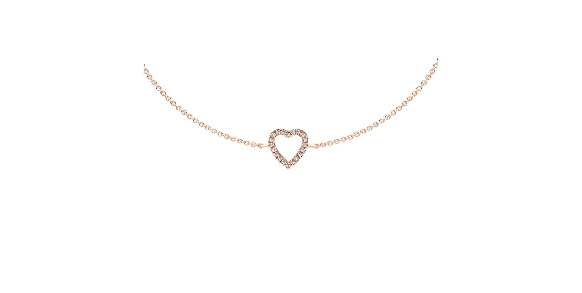 Diamond bracelet Tender Heart