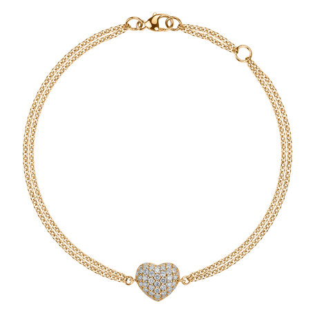 Bracelet with diamonds Love Princess