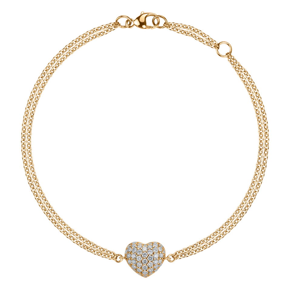 Bracelet with diamonds Love Princess