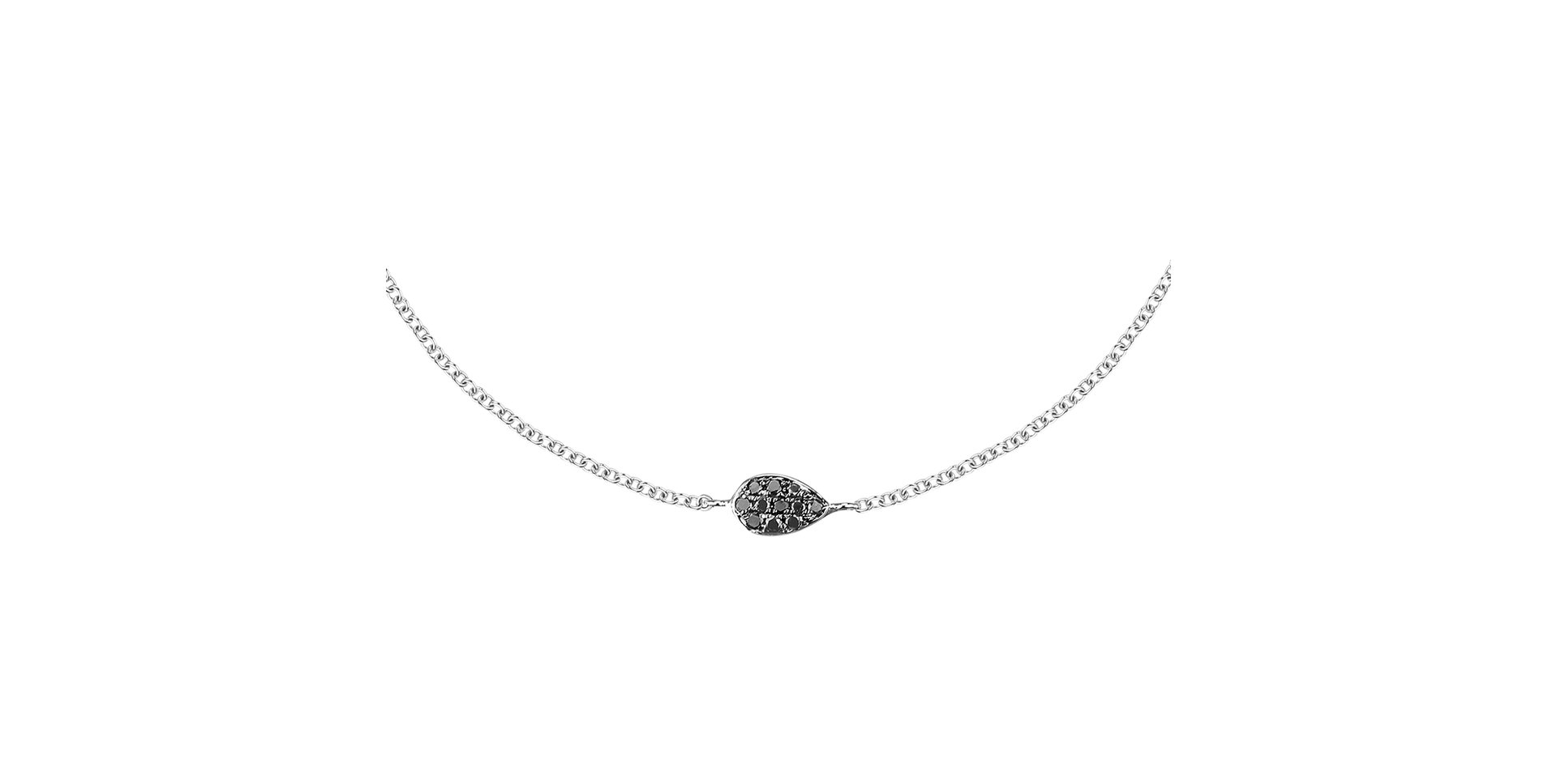 Bracelet with black diamonds Shiny Drop