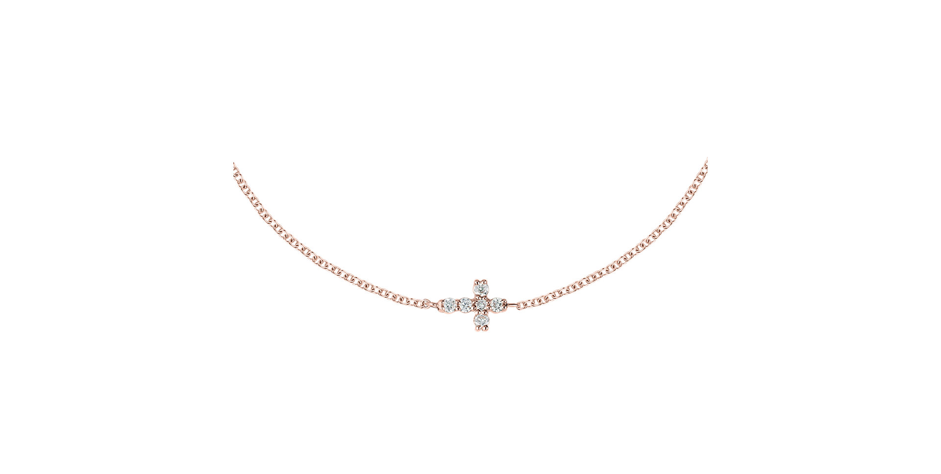 Diamond bracelet Shiny Cross