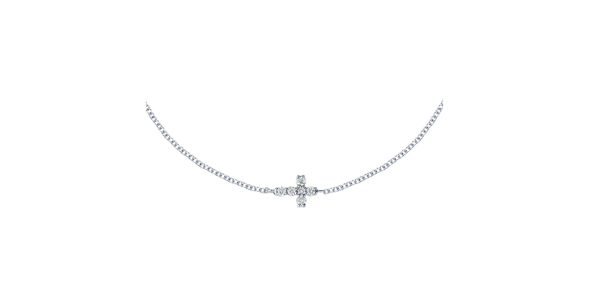 Diamond bracelet Shiny Cross