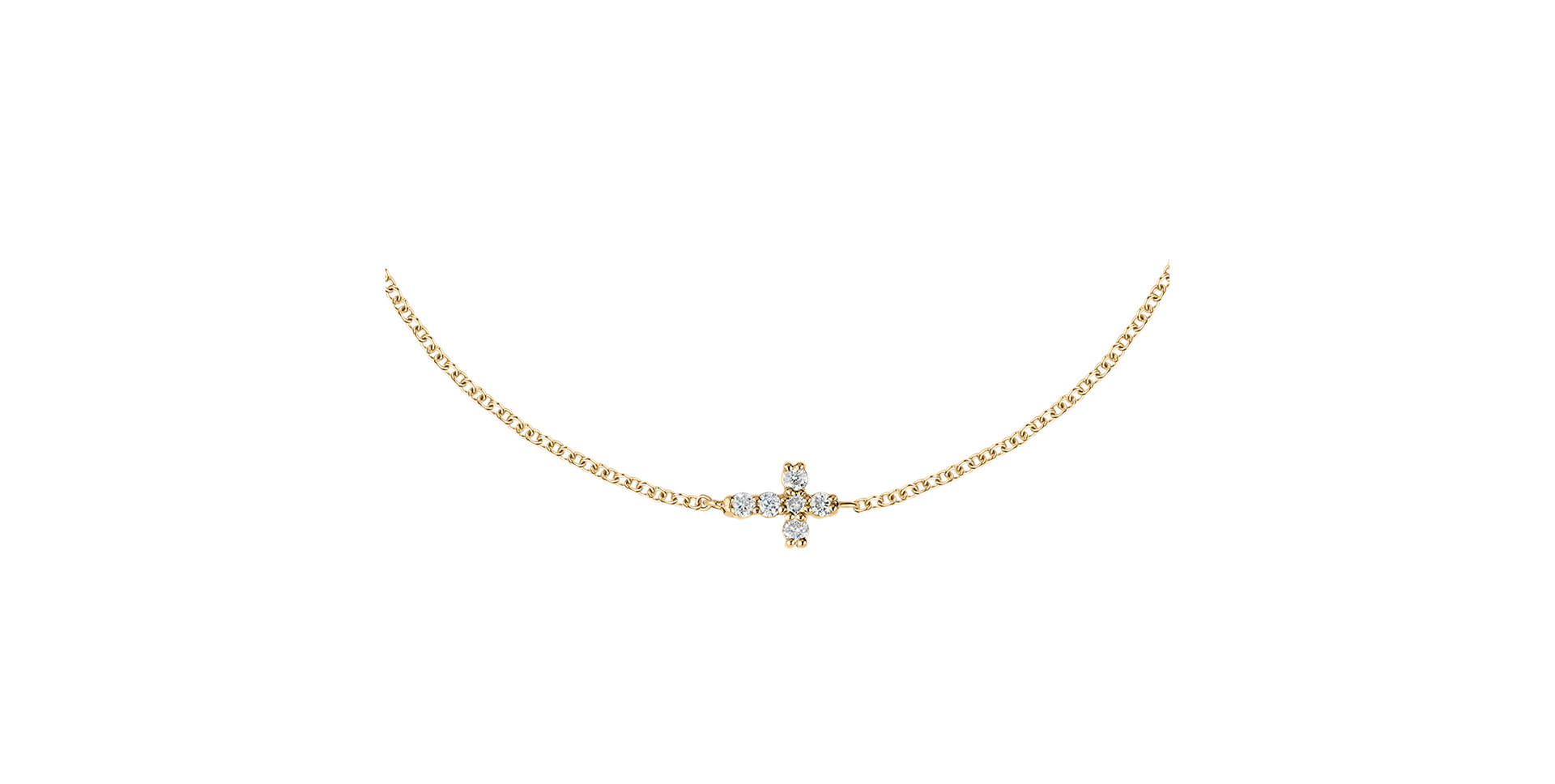 Diamond bracelet Shiny Cross