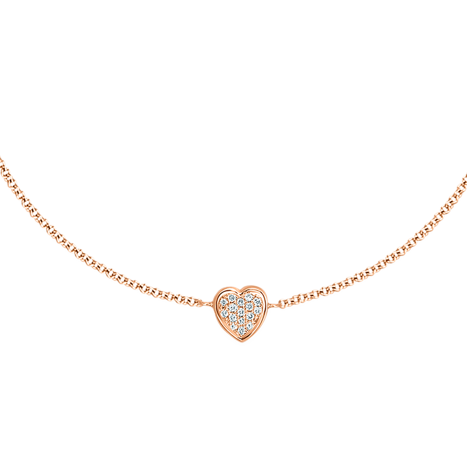 Diamond bracelet Shiny Heart