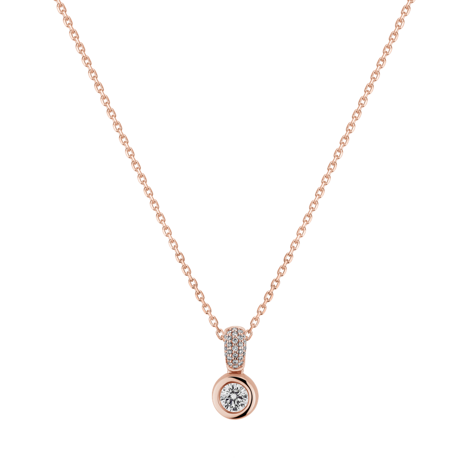 Diamond pendant Delicate Drop