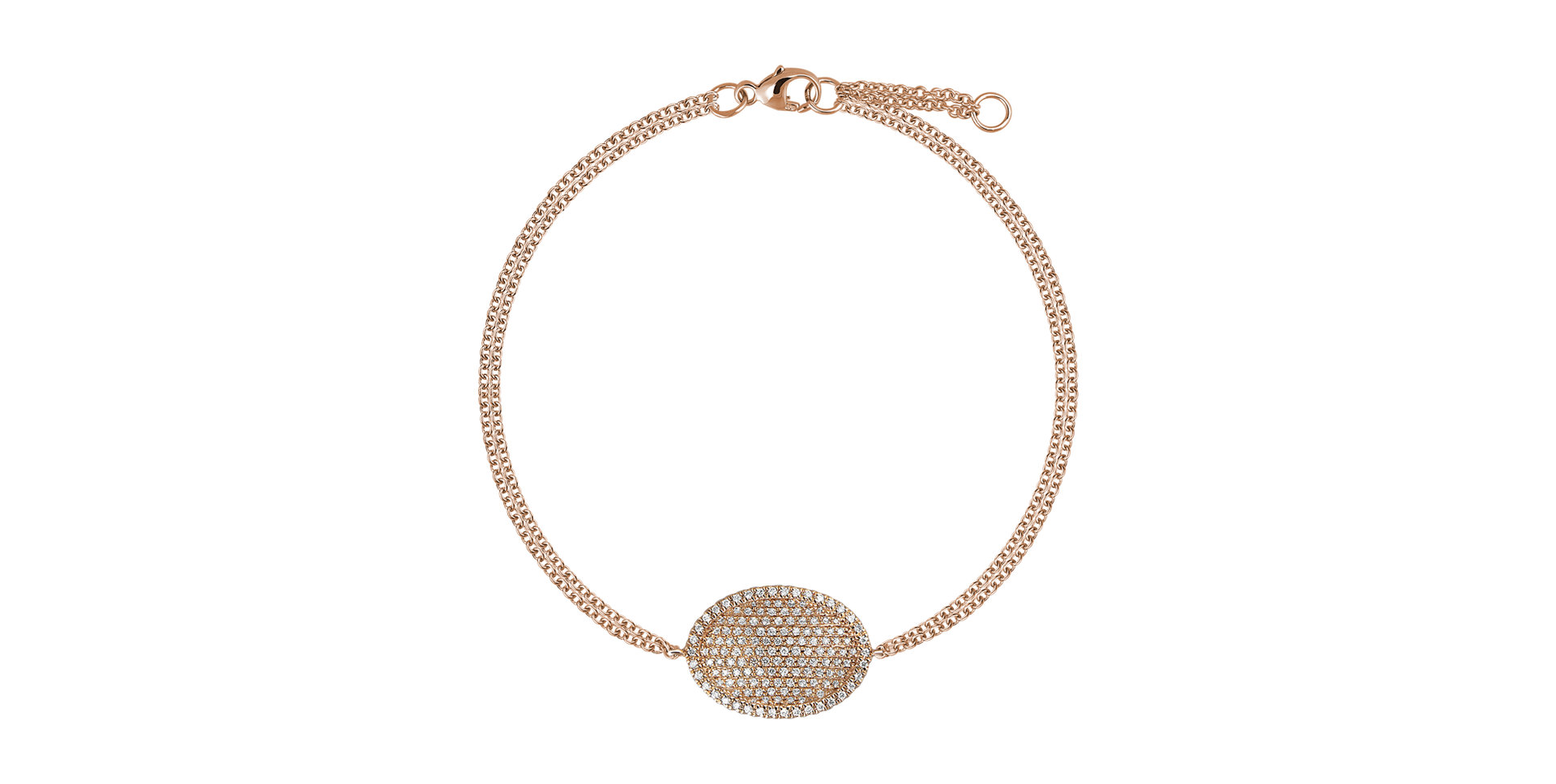 Bracelet with diamonds My Heaven