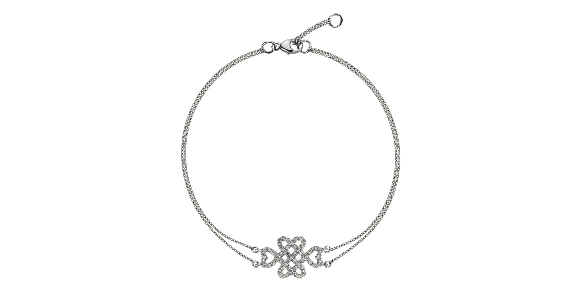 Bracelet with diamonds Heart Affair