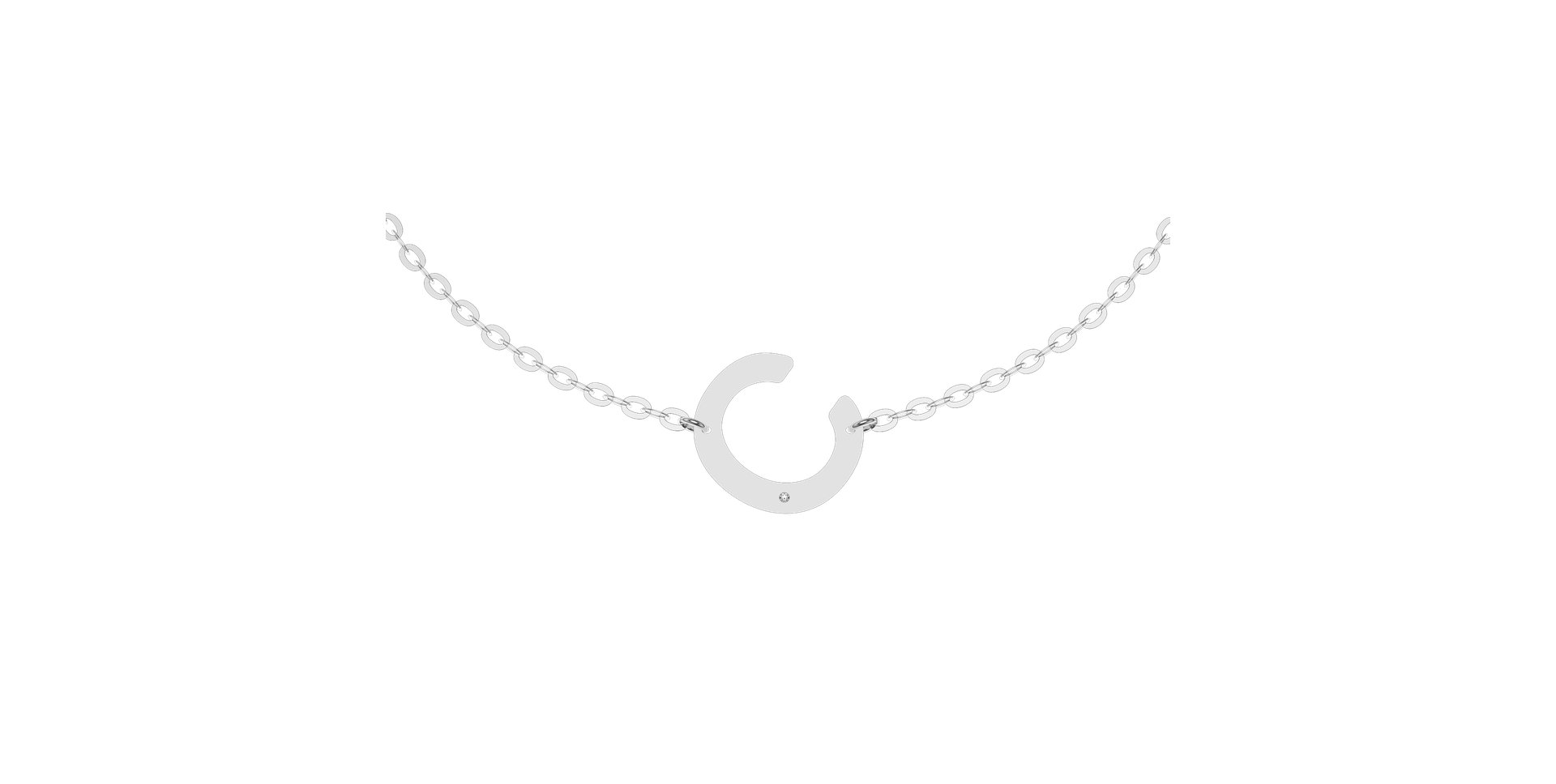 Diamond bracelet Big Line C