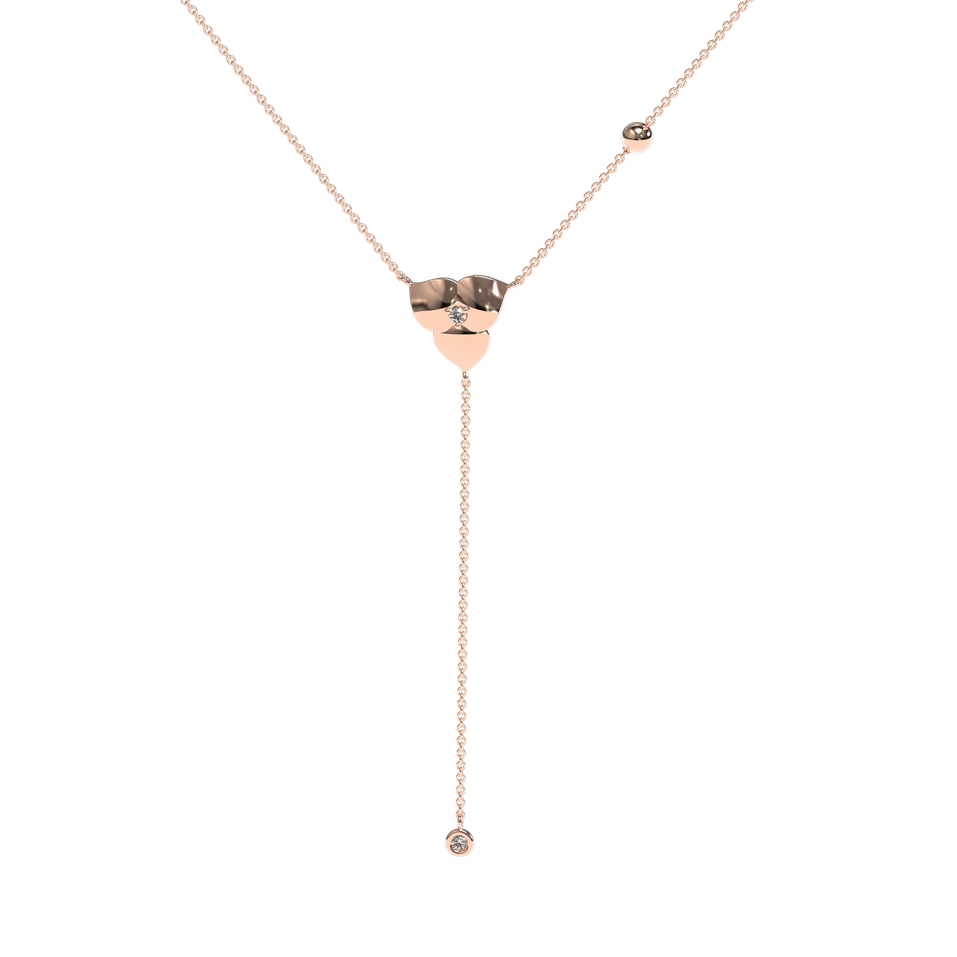 Diamond necklace Petal
