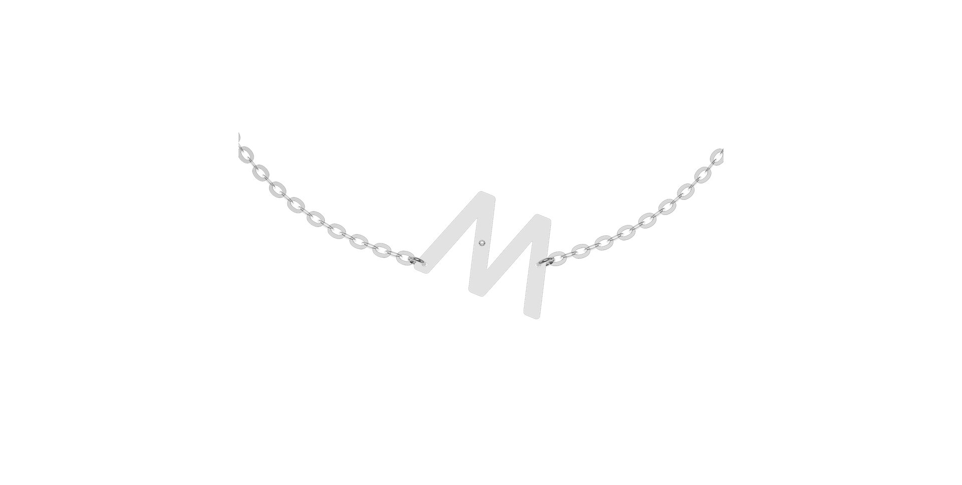Diamond bracelet Big Line M