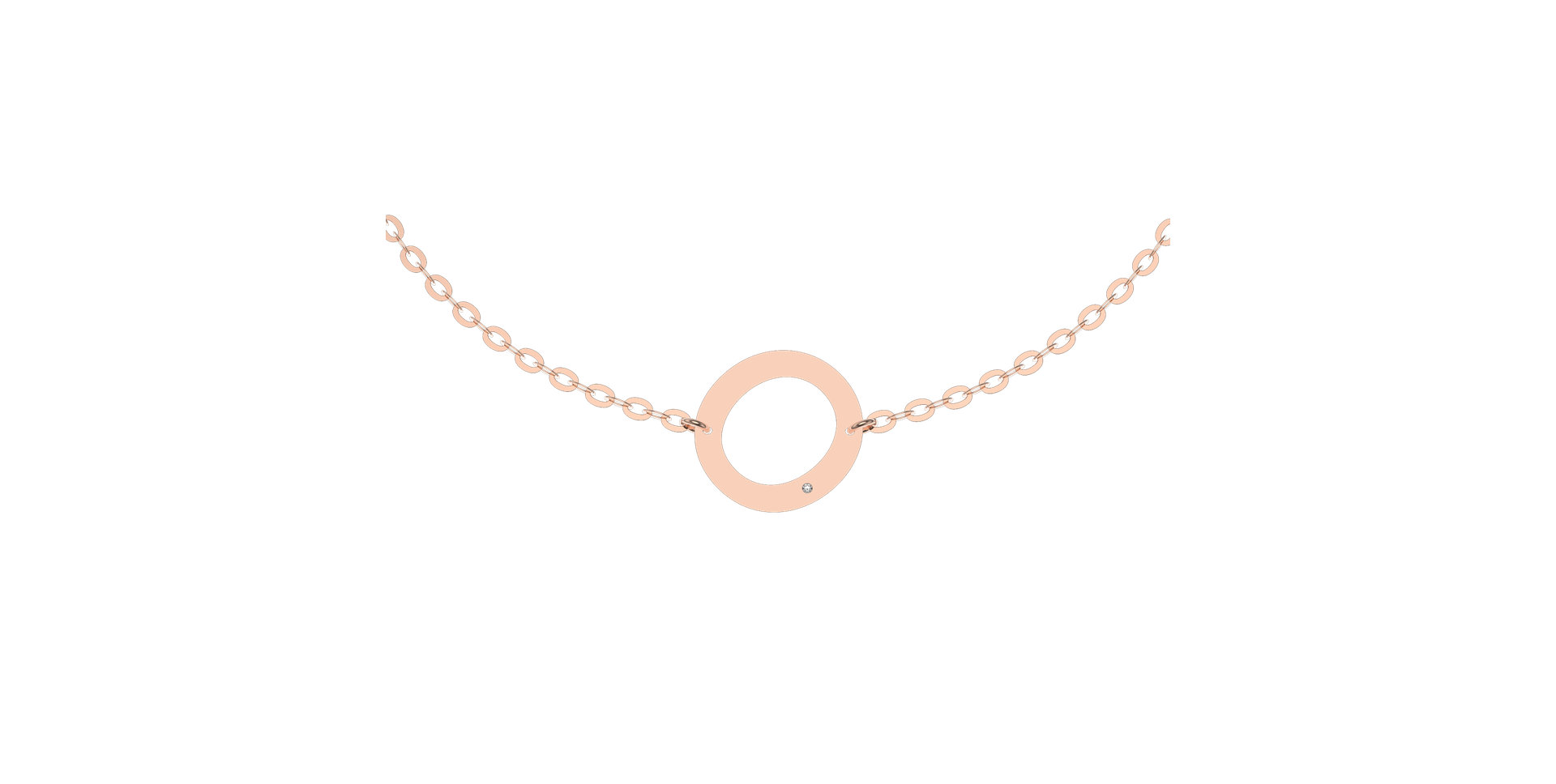 Diamond bracelet Big Line O