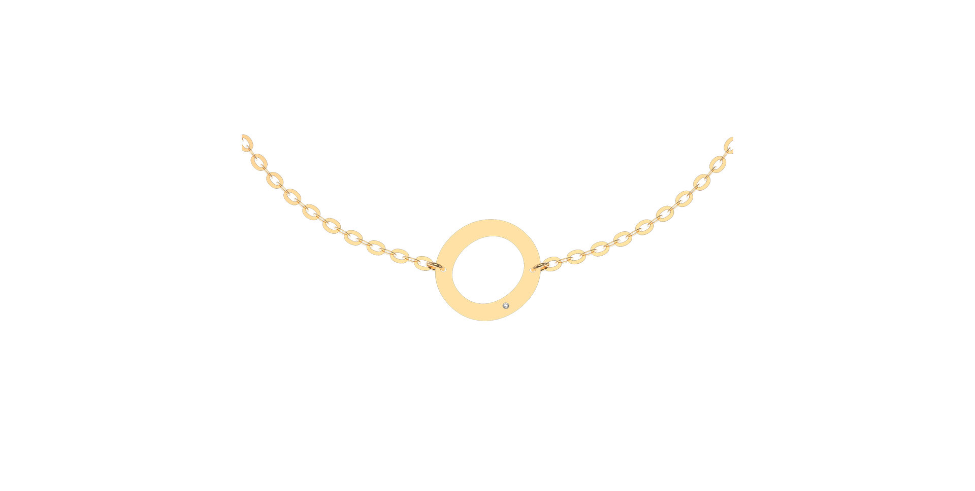 Diamond bracelet Big Line O