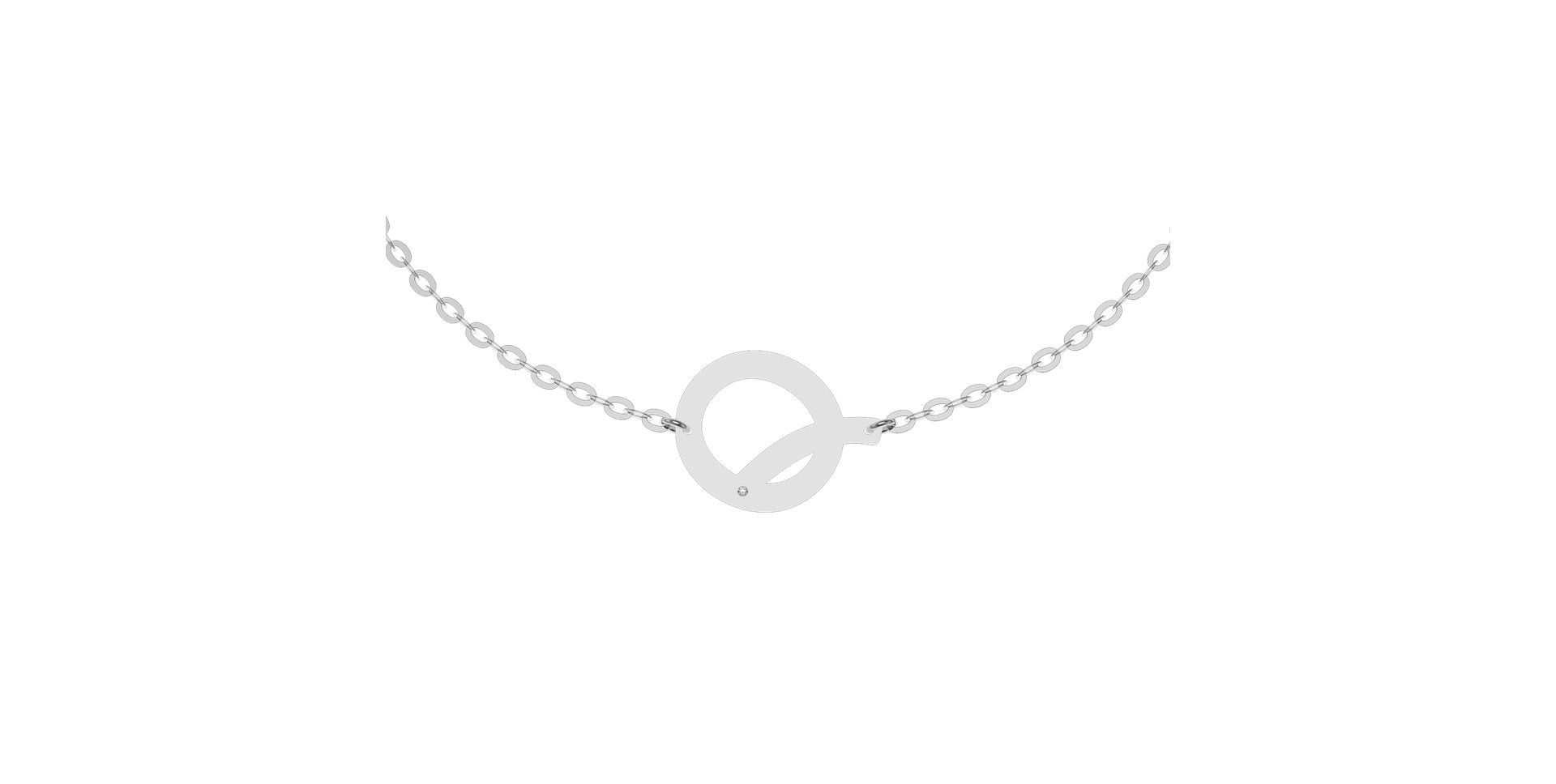 Diamond bracelet Big Line Q