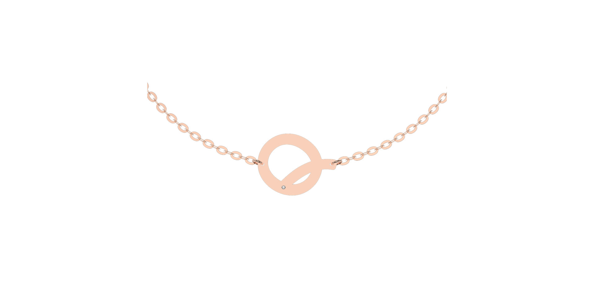 Diamond bracelet Big Line Q