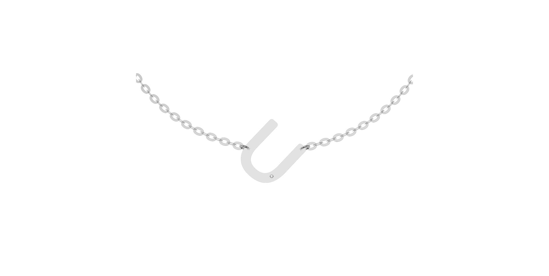 Diamond bracelet Big Line U