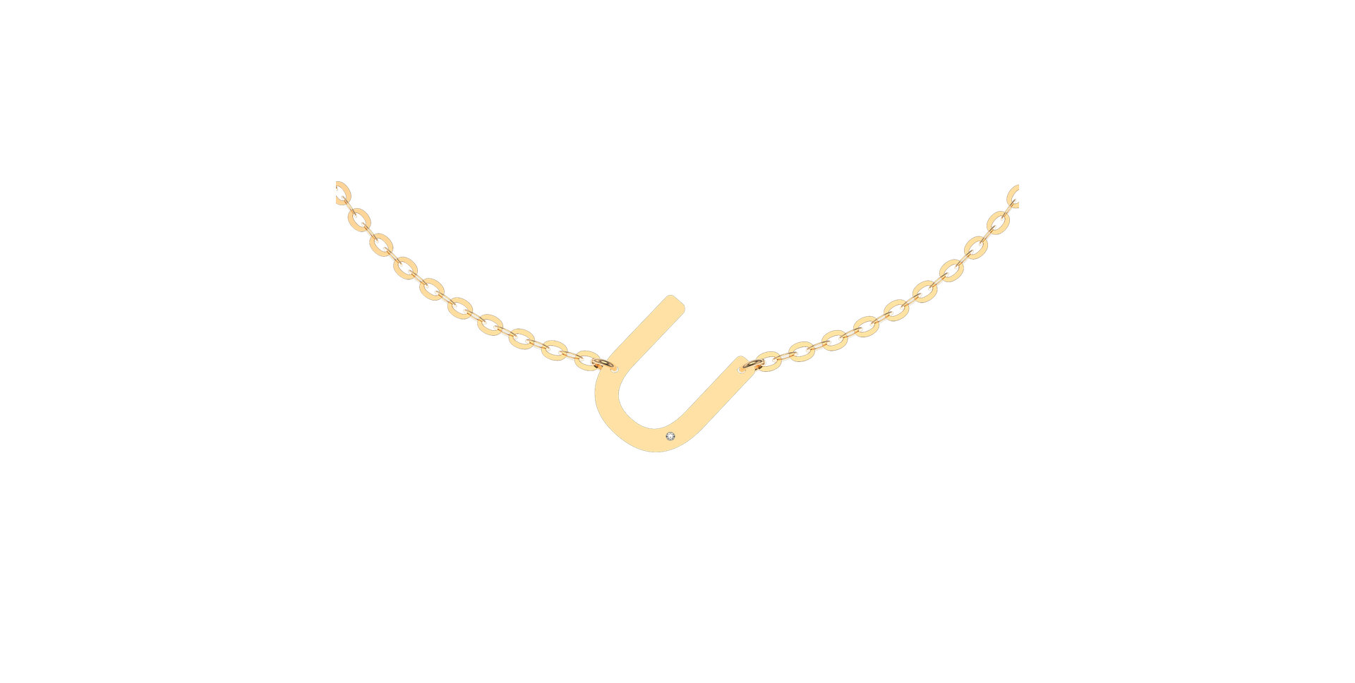 Diamond bracelet Big Line U