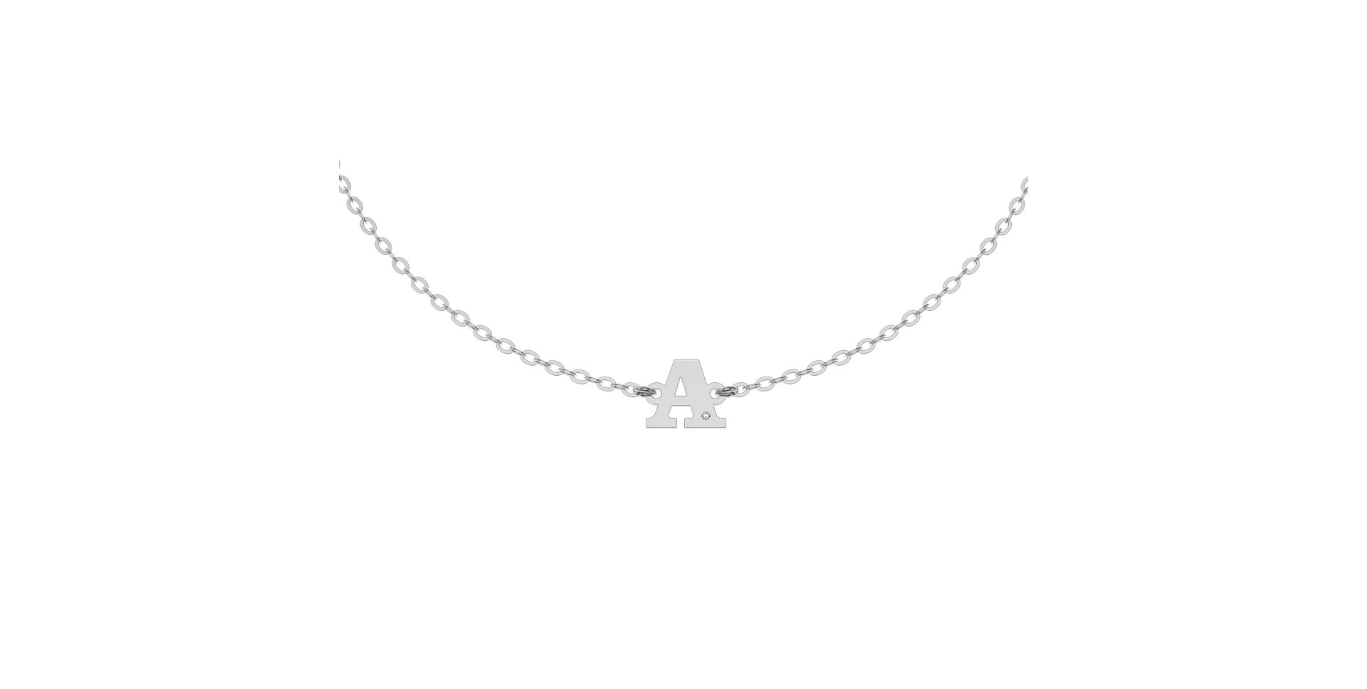 Diamond bracelet Classic Big A